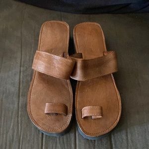 NWOT. Artisanal sandals 100% leather